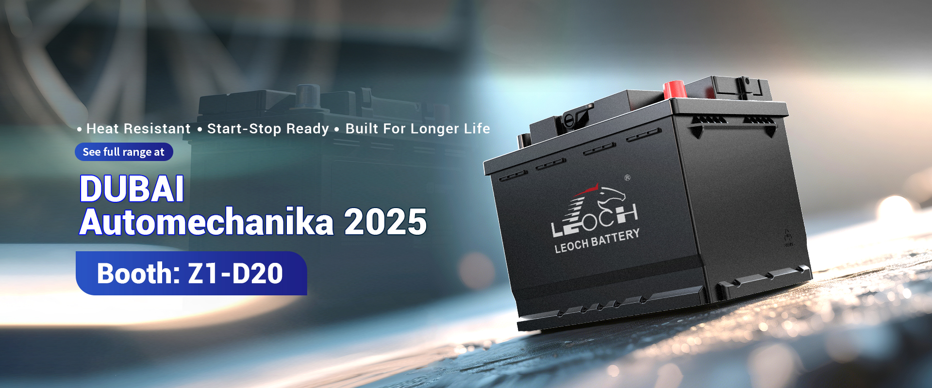 LEOCH Battery at Dubai Automechanika 2025